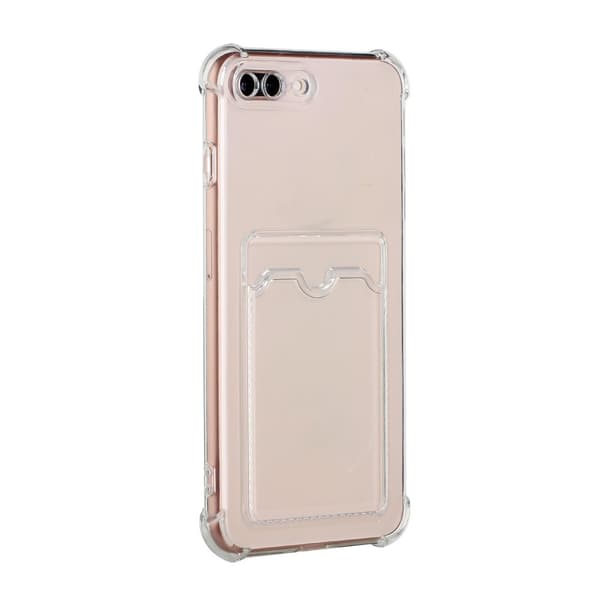 iPhone 7 Plus / 8 Plus - Card Cover / Beskyttelse Transparent