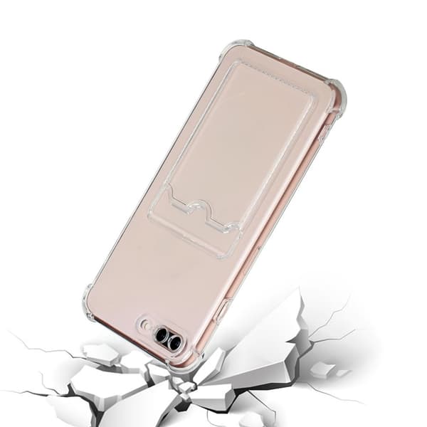 iPhone 7 Plus / 8 Plus - Card Cover / Beskyttelse Transparent