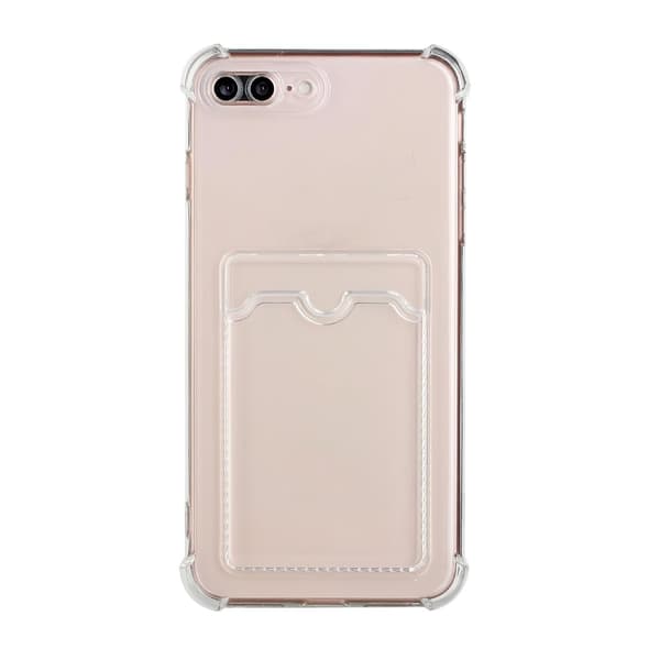 iPhone 7 Plus / 8 Plus - Card Cover / Beskyttelse Transparent