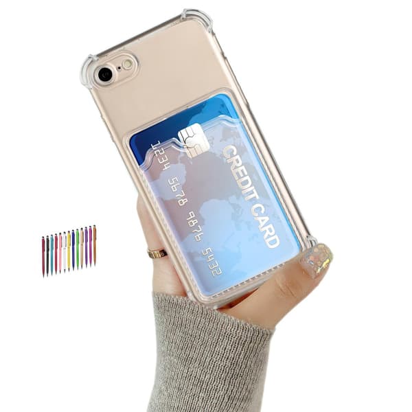 iPhone 7/8/SE (2020 & 2022) - Card Cover / Beskyttelse Transparent