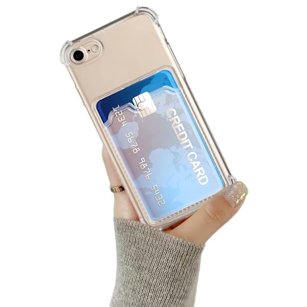 iPhone 7/8/SE (2020 & 2022) - Card Cover / Beskyttelse Transparent