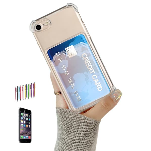 iPhone 7/8/SE (2020 & 2022)/SE (2020 & 2022) - Card Cover / Beskyttelse Transparent