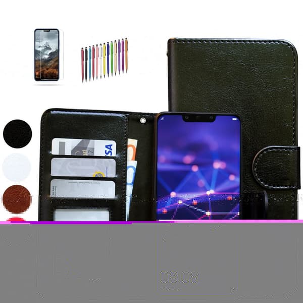 Huawei Mate 20 Lite - Mobiltaske / Leather Case Brown