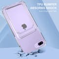 Miniatyrbillede 4 af 9: iPhone 7 Plus / 8 Plus - Card Cover / Beskyttelse Transparent