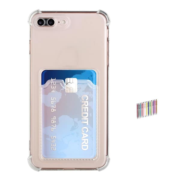iPhone 7 Plus / 8 Plus - Card Cover / Beskyttelse Transparent