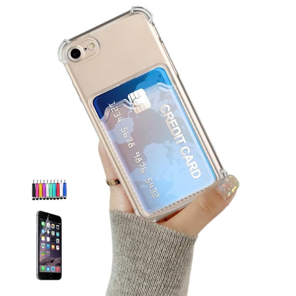 iPhone 7/8/SE (2020 & 2022)/SE (2020 & 2022) - Card Cover / Beskyttelse Transparent