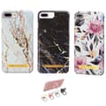 Miniatyrbild 1 av 8: iPhone 6 Plus / 6S Plus - Skal / Skydd / Blommor / Marmor