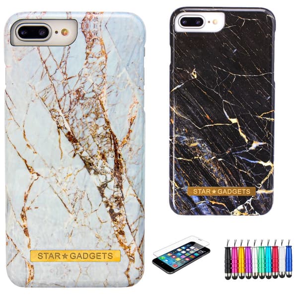 iPhone 6 Plus / 6S Plus - Skal / Skydd / Marmor Black