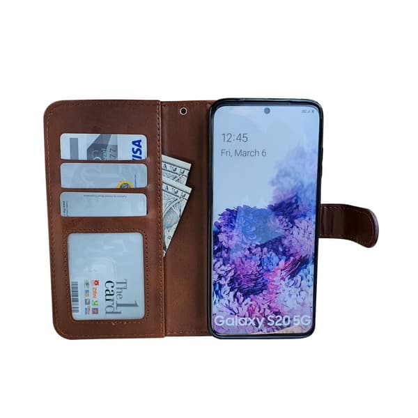 Samsung Galaxy S20 - Nahkakotelo / Suoja