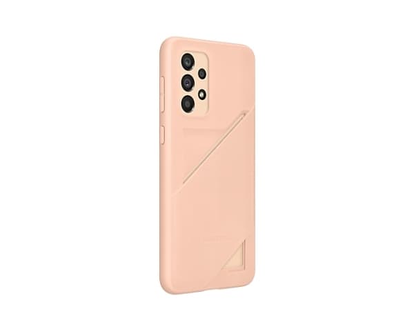 Samsung EF-OA336 - Baksidedeksel for mobiltelefon - termoplast-polyuretan (TPU) - fersken - for Galaxy A33 5G