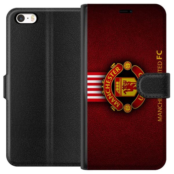 Apple iPhone SE (2016) Tegnebogsetui Manchester United FC