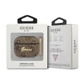 Miniatyrbild 3 av 3: Guess Script Metall Collection Skal AirPods 3 - Brun