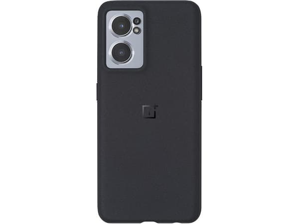 OnePlus - Baksida för mobiltelefon - polykarbonat, termoplastisk polyuretan (TPU) - svart sandsten - för OnePlus North CE 2 5G