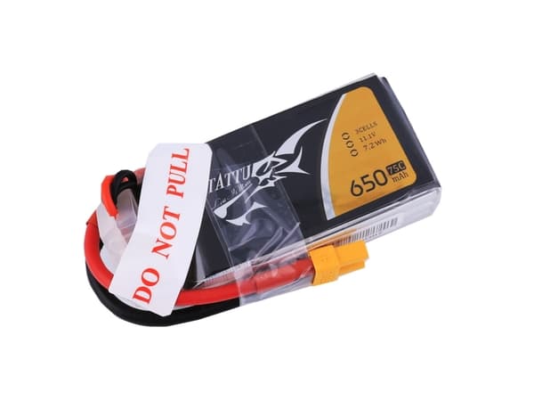 Batteri Tattu 650mAh 11,1V 75C 3S1P