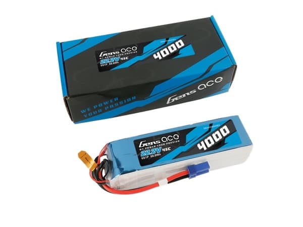 Gens ace GEA40006S45E5, Batteri, Blå, Hvit