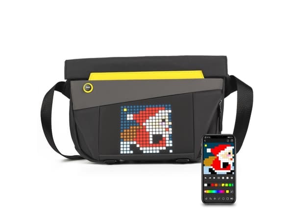 Divoom Sling Bag V, Unisex, PC-veske, Sort, En Størrelse, Glidelås, 27,9 cm (11")