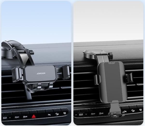 Joyroom Joyroom Uchwyt samochodowy Joyroom JR-ZS283 Dash & Windshield Car Mount Black
