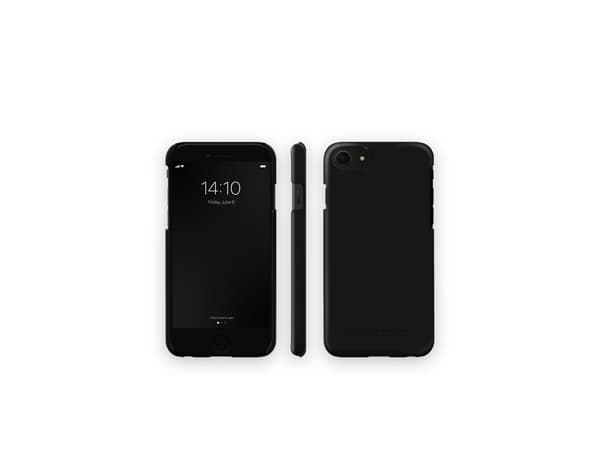 IDEAL OF SWEDEN - Baksidedeksel for mobiltelefon - polykarbonat - kullsvart - for Apple iPhone 6, 6s, 7, 8, SE (2nd generation), SE (3rd generation)