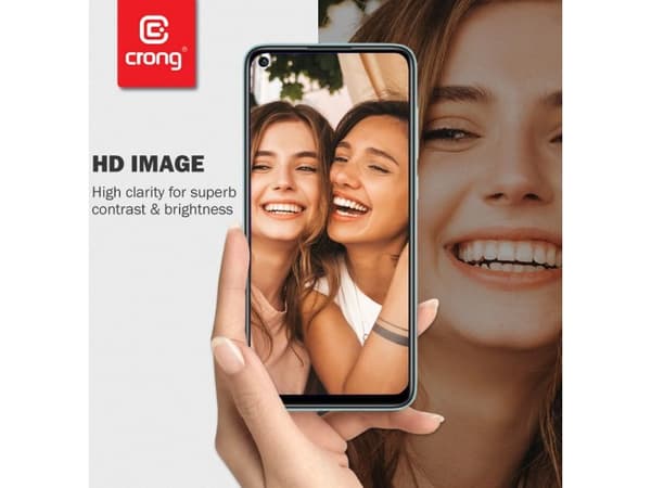 Crong Crong 7D Nano Flexible Glass - 9H hybrid glass for the entire screen OPPO realme C11