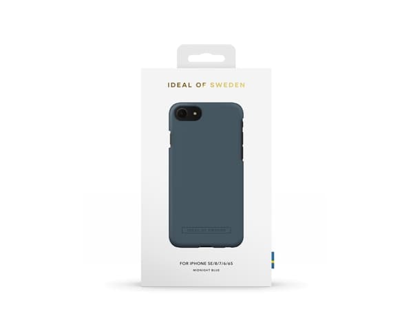 IDEAL OF SWEDEN - Baksidedeksel for mobiltelefon - polykarbonat - midnattsblå - for Apple iPhone 6, 7, 8, SE
