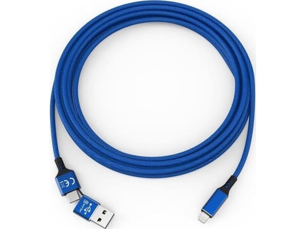 Kabel USB Smrter smrter SPEEDY Daten-& Ladekabel, Typ Lightning, 100cm, blue retail