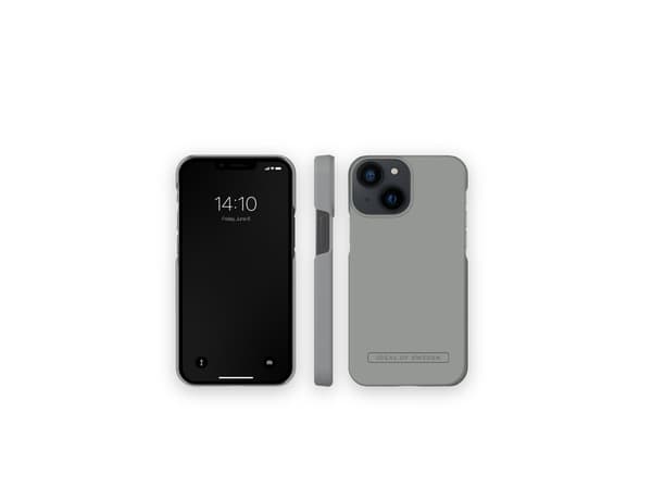 IDEAL OF SWEDEN - Baksidesskydd för mobiltelefon - polykarbonat - askgrå - för Apple iPhone 13 mini