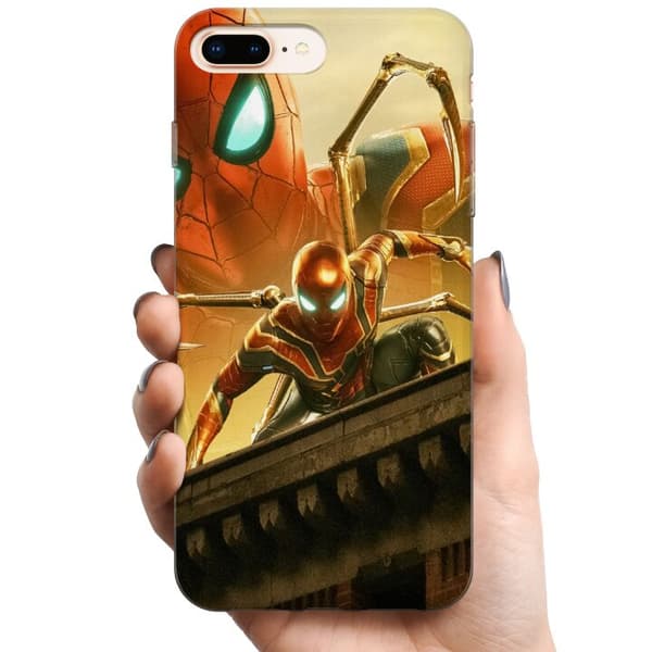 Apple iPhone 8 Plus TPU Mobilcover Spiderman