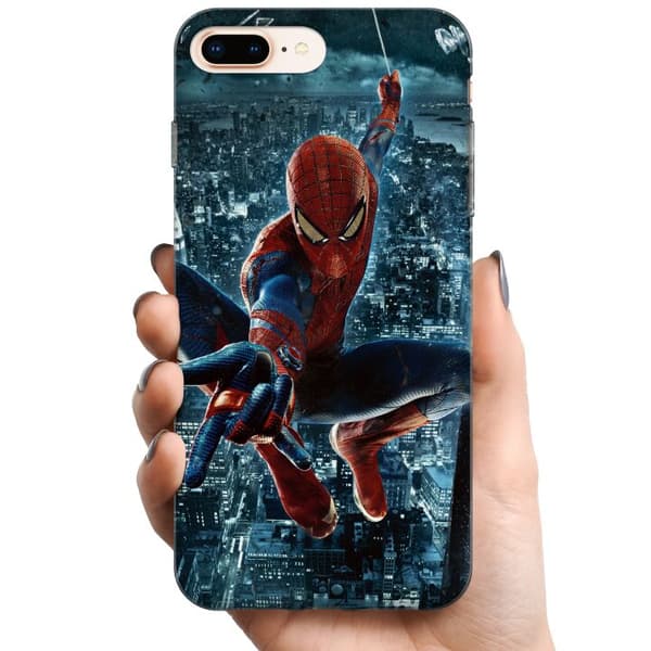 Apple iPhone 8 Plus TPU Mobilcover Spiderman
