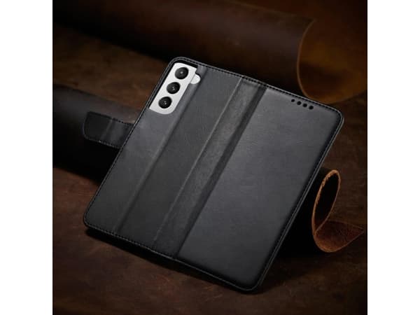 Hurtel Magnet Case Elegant Case Cover Flip Cover Samsung Galaxy S22 + (S22 Plus) Svart