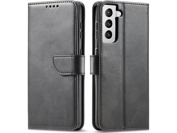 Hurtel Magnet Case Elegant Case Cover Flip Cover Samsung Galaxy S22 + (S22 Plus) Svart