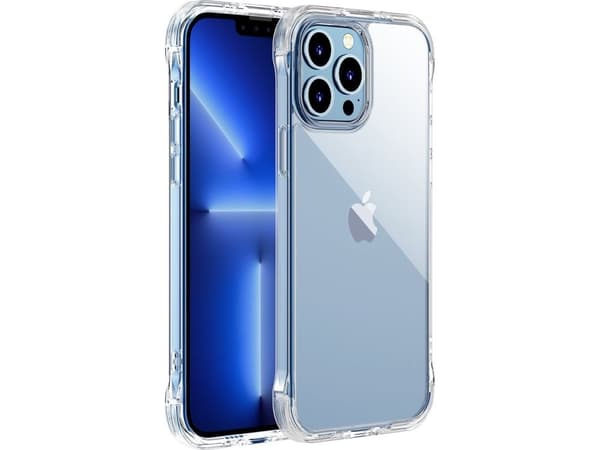 Joyroom Joyroom Defender Series deksel til iPhone 13 pansret deksel med kroker stativ gjennomsiktig (JR-BP954)