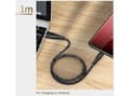 Miniatyrbild 4 av 5: Usams USB-A - microUSB-kabel 1 m Röd (6958444983516)