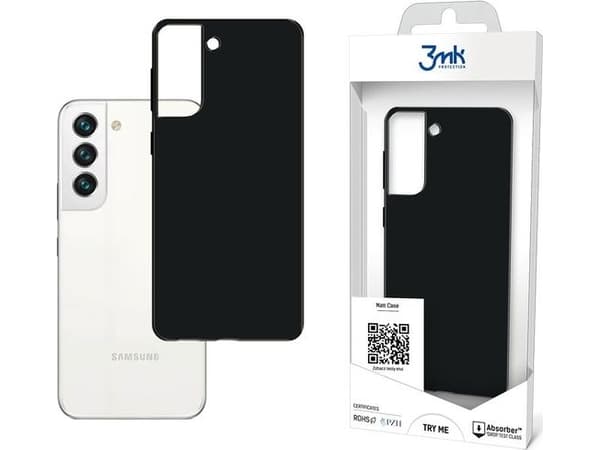 3MK Matt Case, Rund (shell case), Samsung, Samsung Galaxy S22 5G, 15,5 cm (6.1"), Sort