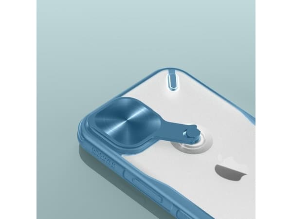 Nillkin Nillkin Cyclops Case tåligt fodral med kameraskydd och fällbart stativ iPhone 13 svart