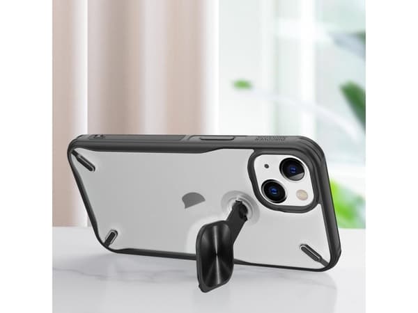Nillkin Nillkin Cyclops Case tåligt fodral med kameraskydd och fällbart stativ iPhone 13 svart
