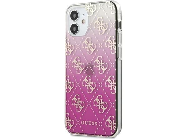 Guess GUHCP12SPCU4GGPI iPhone 12 mini 5.4" pink hardcase 4G Gradient