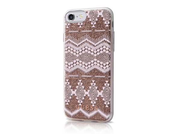 GUESS GUESSTRIBALIPH7-BRN, Hårt fodral, Apple, Apple iPhone 7, 11,9 cm (4.7"), Brun