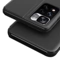 Miniatyrbild 5 av 10: Eco Läder View Fodral Xiaomi Poco X4 NFC 5G - Svart