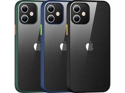 Usams USAMS US-BH626 ETUI PC+TPU IPHONE 12 MINI TUMMAN SININEN standardi