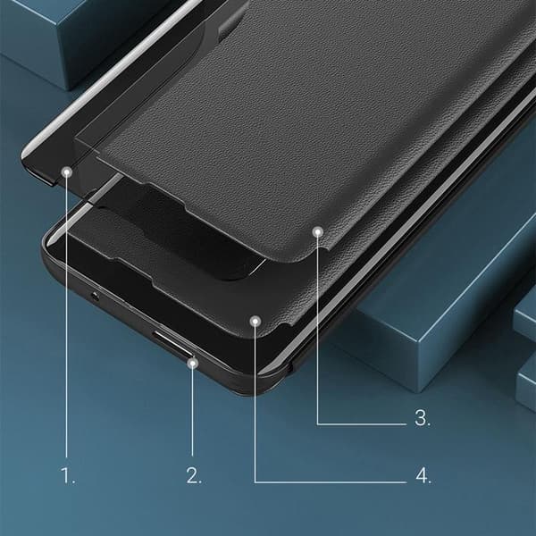 Eco Läder View Fodral Xiaomi Poco M4 Pro 5G - Svart