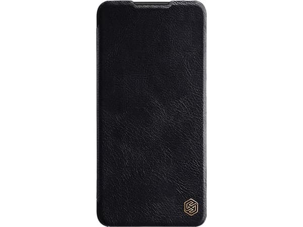 Nillkin Qin Fodral fodral för Xiaomi Redmi Note 11T 5G / Note 11S 5G / Note 11 5G (Kina) / Poco M4 Pro 5G kameraskydd hölsterfodral flip fodral svart