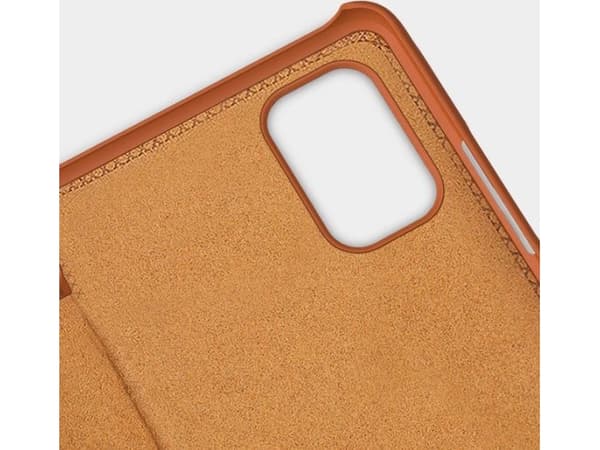 Nillkin Qin Fodral fodral för Xiaomi Redmi Note 11T 5G / Note 11S 5G / Note 11 5G (Kina) / Poco M4 Pro 5G kameraskydd hölsterfodral flip fodral svart