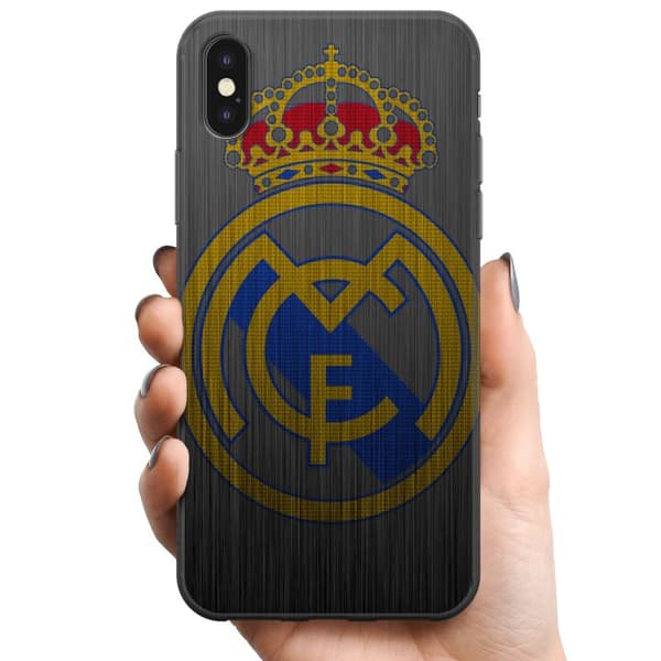 Apple iPhone XS TPU Mobildeksel Real Madrid CF