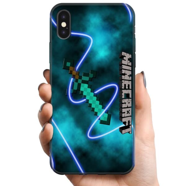 Apple iPhone XS TPU Mobilcover Minecraft