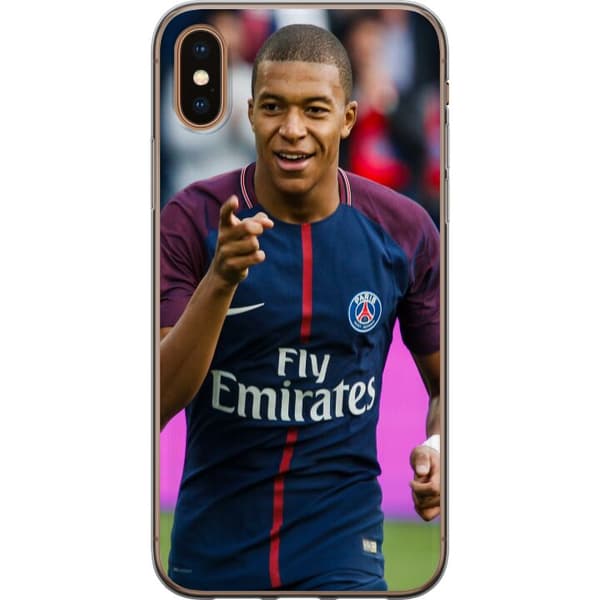 Apple iPhone X Gjennomsiktig deksel Kylian Mbappé