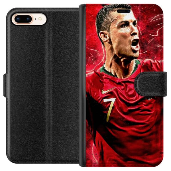 Apple iPhone 8 Plus Tegnebogsetui Cristiano Ronaldo