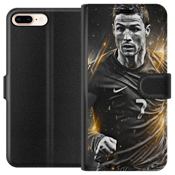 Apple iPhone 8 Plus Tegnebogsetui Cristiano Ronaldo