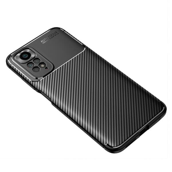 Carbon Fiber Texture TPU Cover for Xiaomi Redmi Note 11