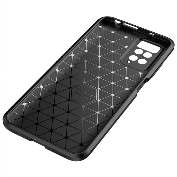 Carbon Fiber Texture TPU Cover for Xiaomi Redmi Note 11