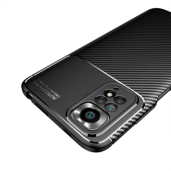 Carbon Fiber Texture TPU Cover for Xiaomi Redmi Note 11